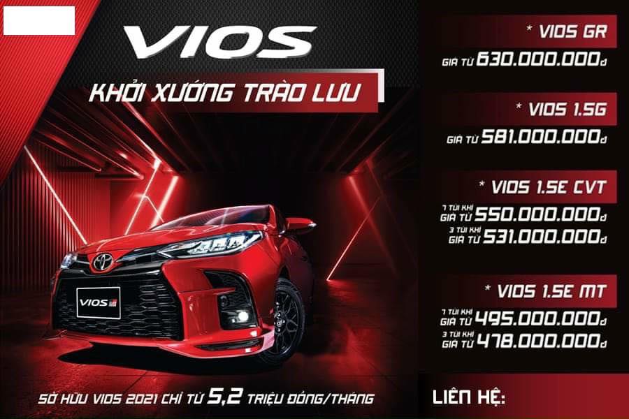 TOYOTA VIOS 2021 – LỘT XÁC THIẾT KẾ, THÊM PHIÊN BẢN THỂ THAO